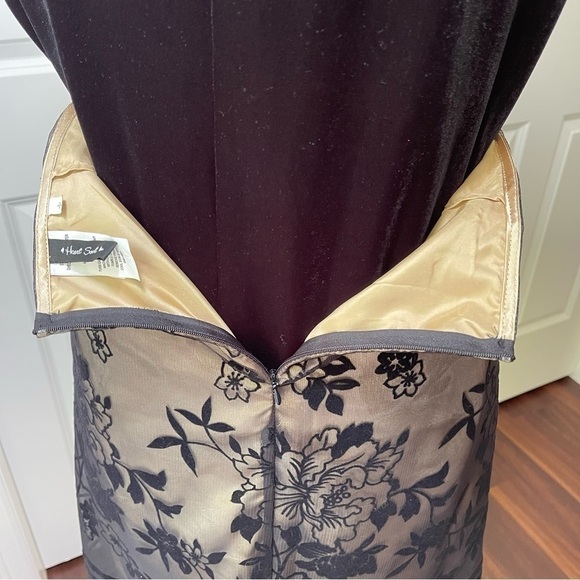 Heart Soul Formal Velvet Tulle Overlay Skirt - Picture 11 of 16